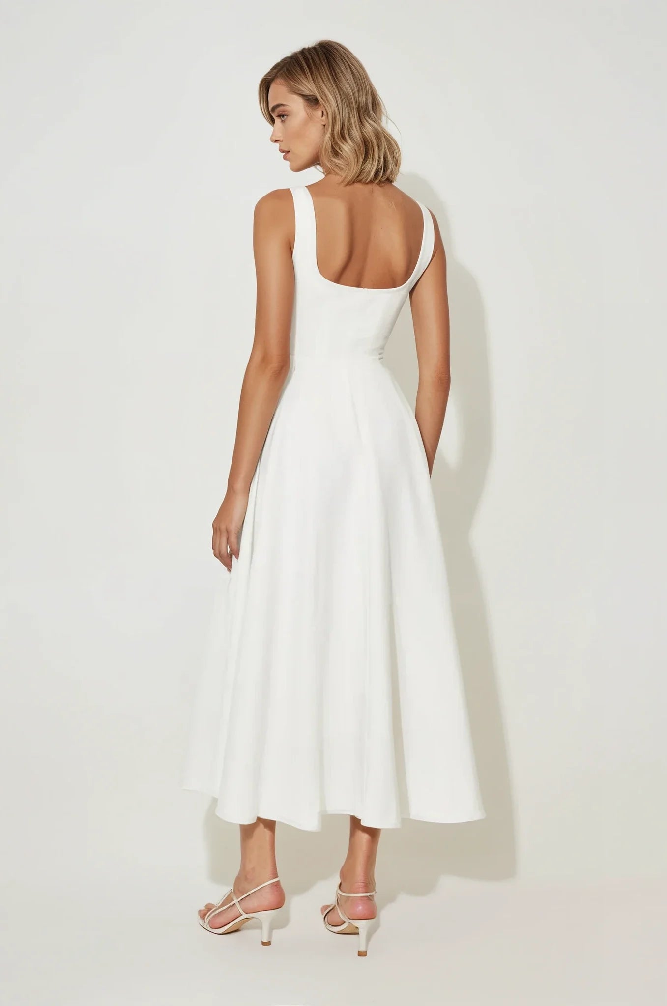 Vestido Midi Sofisticado Sofia
