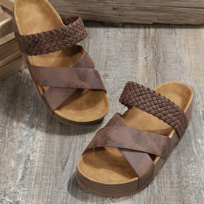 Nova – Sandali slip-on in pelle PU