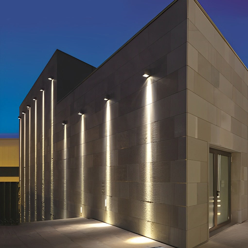 Lámpara de pared exterior moderna impermeable con foco LED