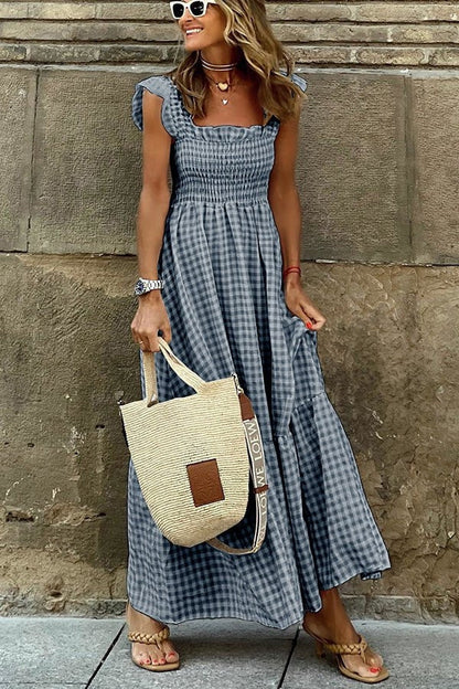 Gracie | Vestido de verano elegante a cuadros