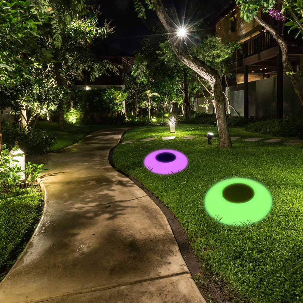 Luces solares flotantes LED para piscina exteriores