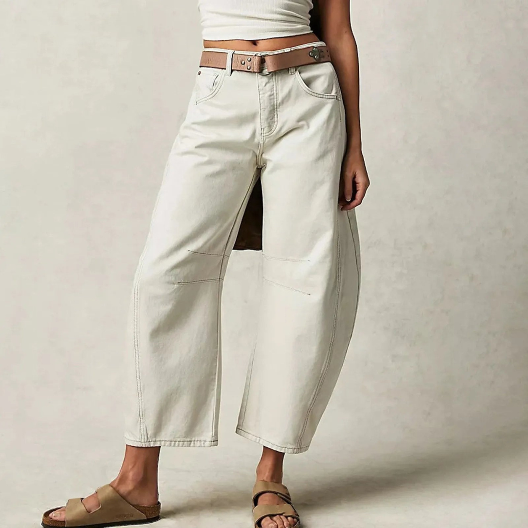 Mariann | Jeans a gamba larga eleganti per tutti i giorni 