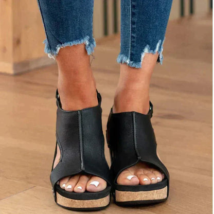 Yula | Sandalias de cuña elegantes