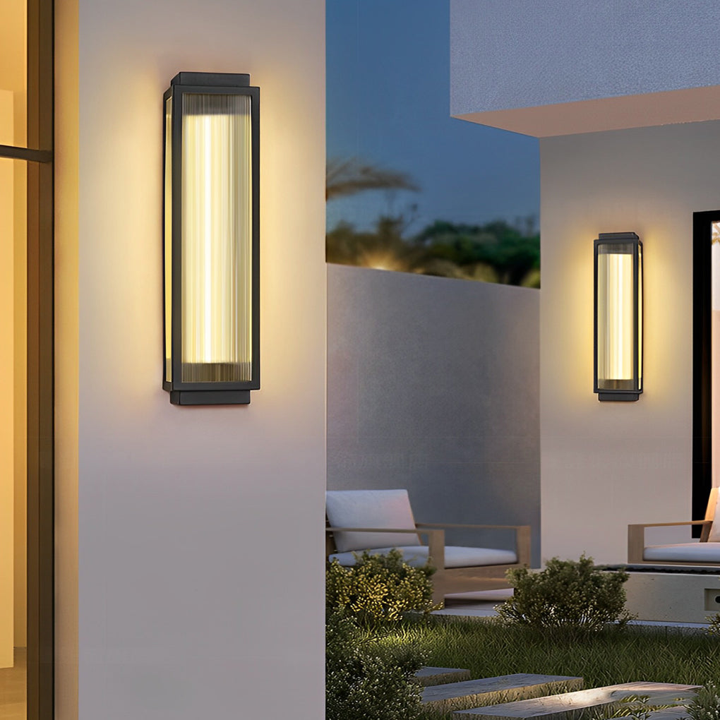 Lámpara de pared exterior moderna LED impermeable