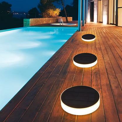 Garden Lights Solar Powered LED Ground Discs