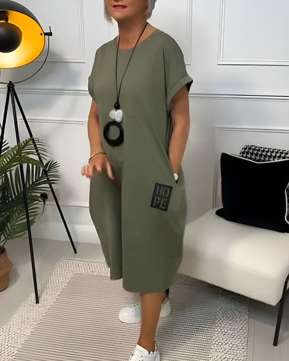 Cleo - Vestido elegante de manga corta