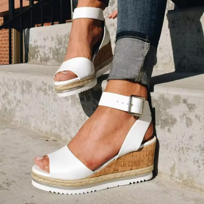 Delyn | Eleganti sandali con zeppa 