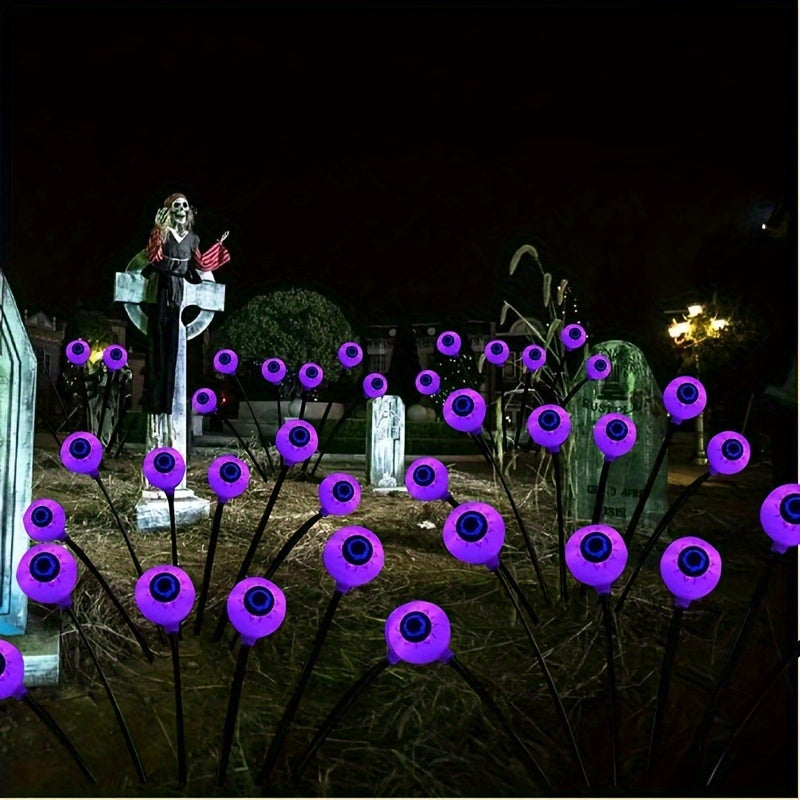 Luces de jardín orbes solares LED de Halloween