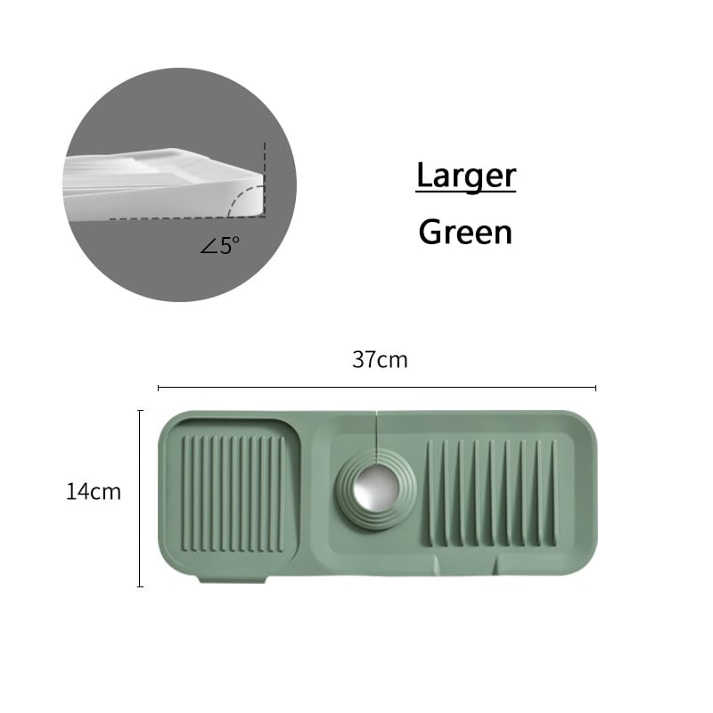 Protector contra salpicaduras AquaShield para fregadero | Protector de silicona para fregadero de cocina