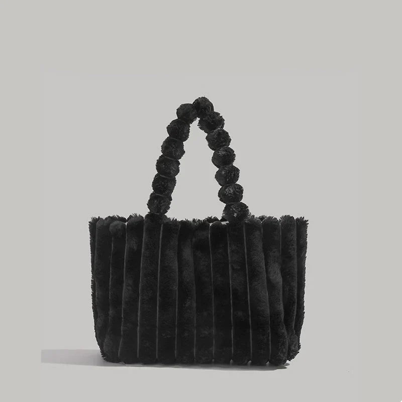 Borsa a mano in peluche Mila