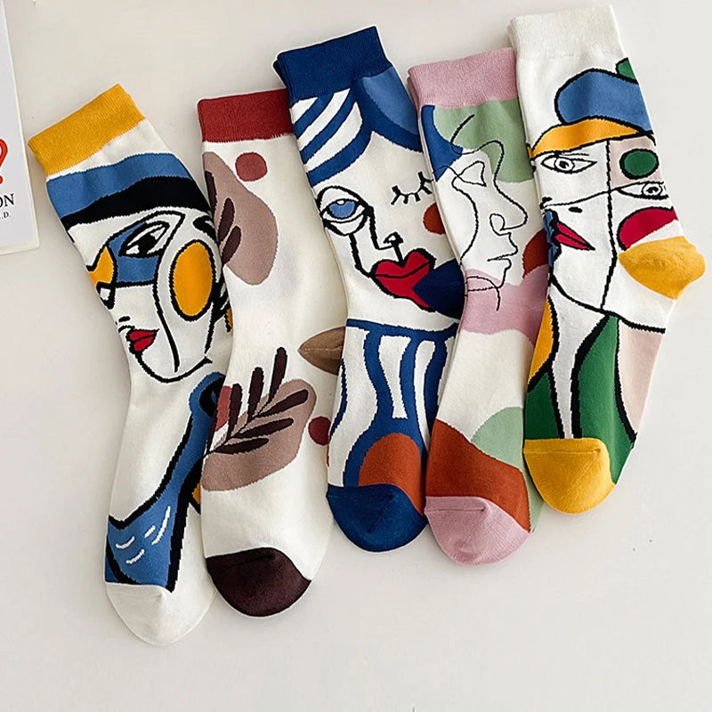 Calcetines Abstractos Casuales Nova 1+1 Gratis