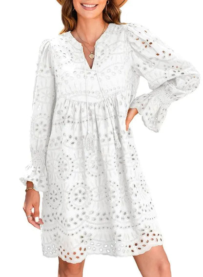Kirelle - Vestido falda transpirable con escote en V
