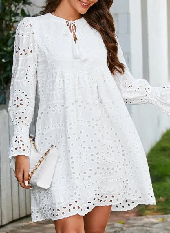 Kirelle - Vestido falda transpirable con escote en V