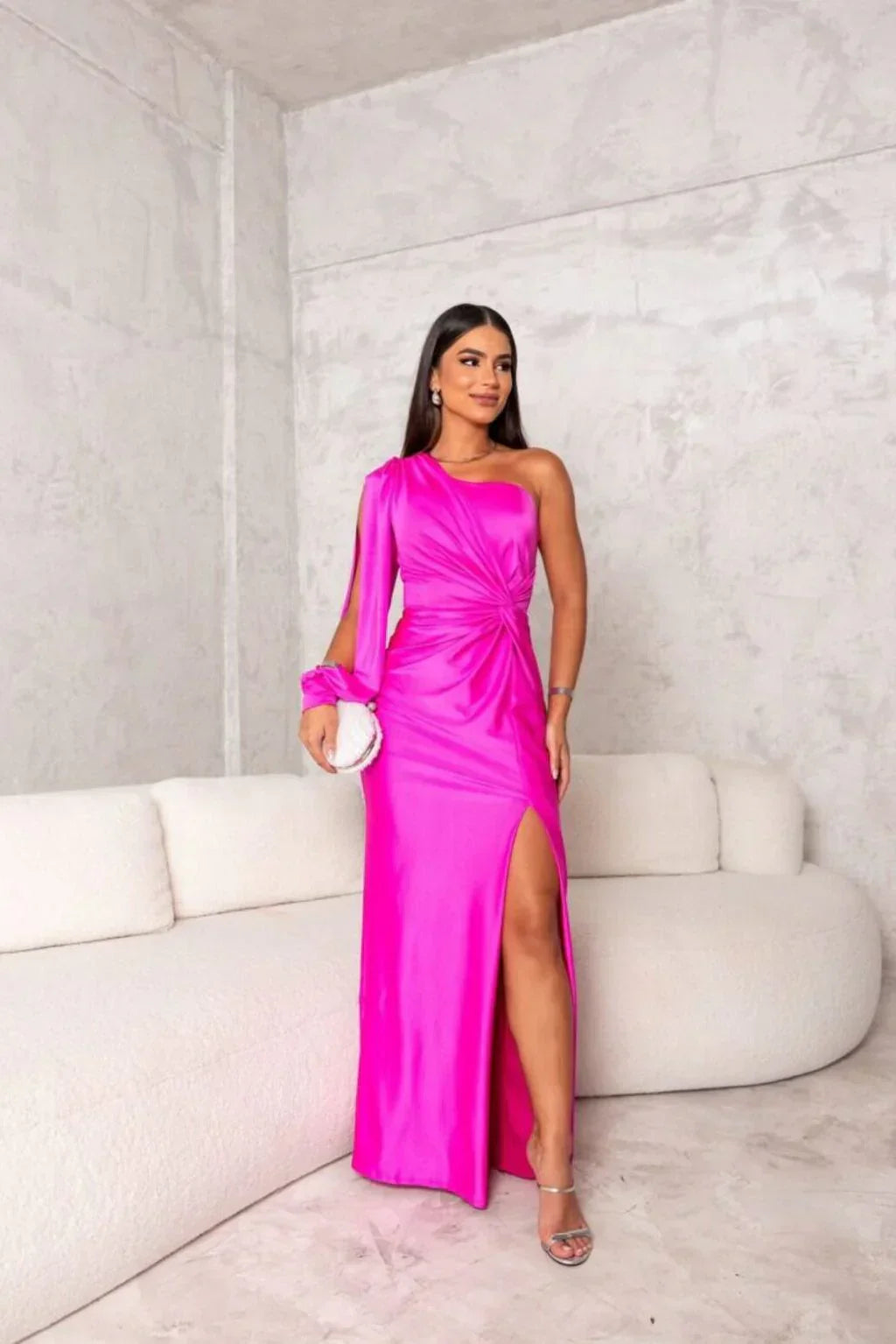 Amison | Vestido Maxi Elegante con Abertura