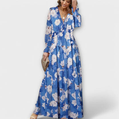 Juno - Vestido Maxi Floral Elegante