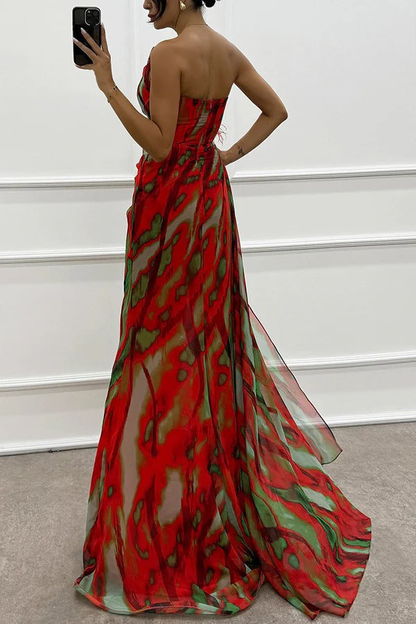 Elena | Vestido Maxi Vibrante
