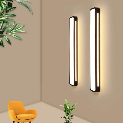 Lámpara de techo LED larga minimalista nórdica