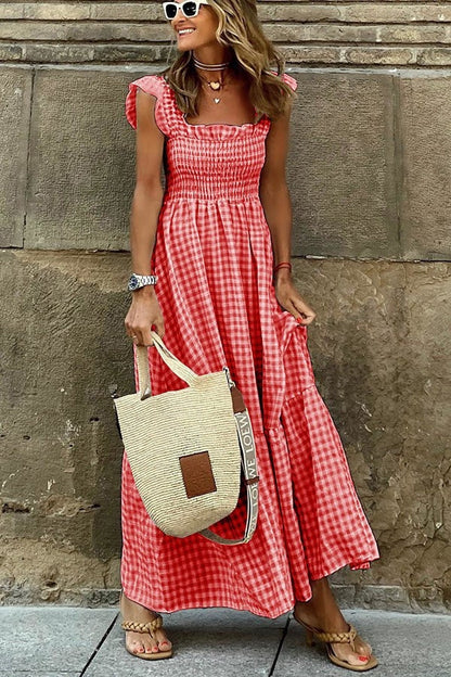 Gracie | Vestido de verano elegante a cuadros