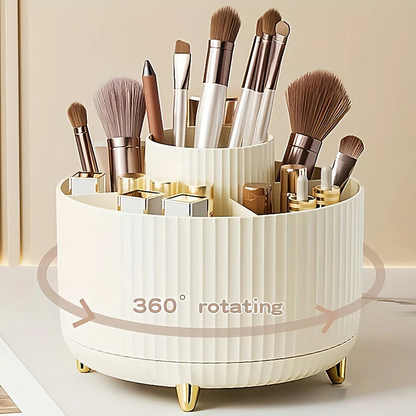 Organizador de Maquillaje | Estante de Almacenamiento Giratorio 360° para Tocador
