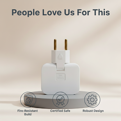 Compact and Elegant Universal Power Strip | Oak&Harper