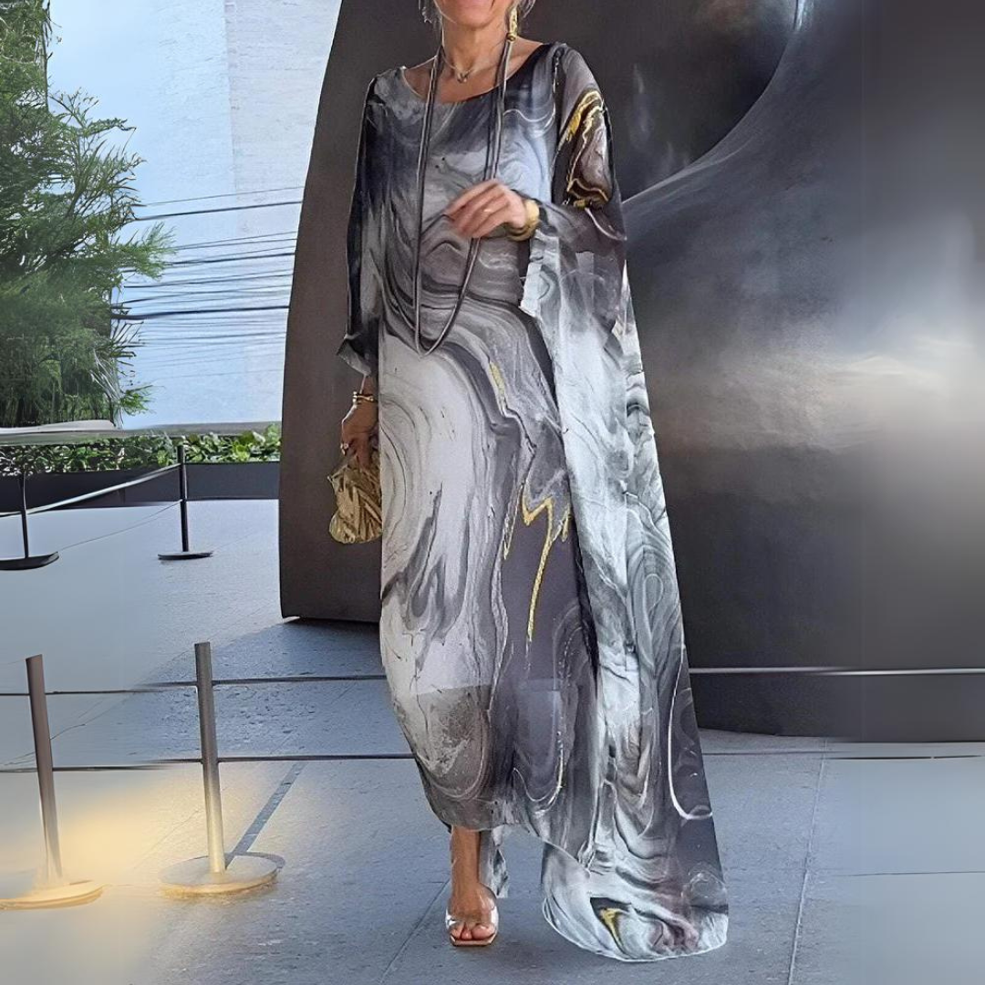Loreine | Encantador Vestido de Chifón de Seda