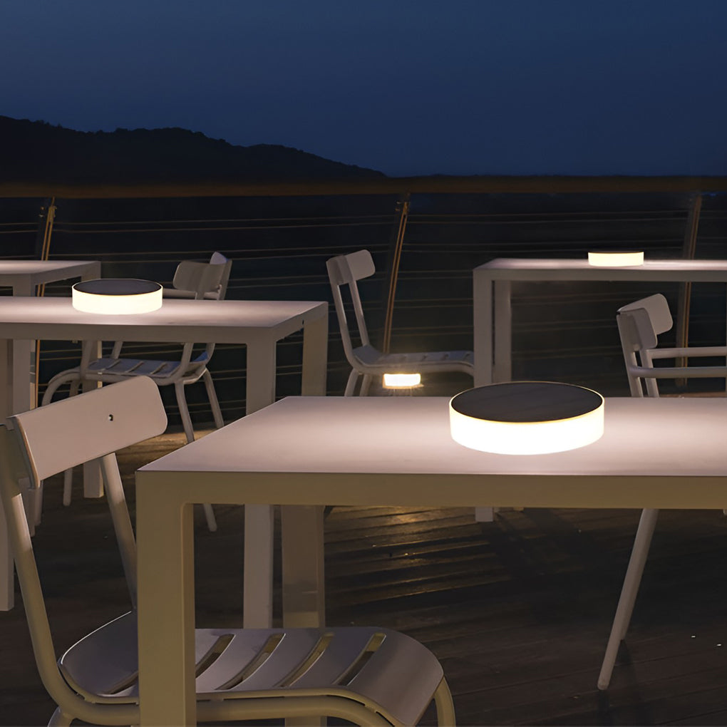 Garden Lights Solar Powered LED Ground Discs