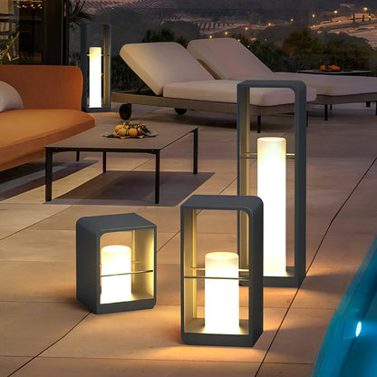 Outdoor Solar Garden Lantern with LED Light