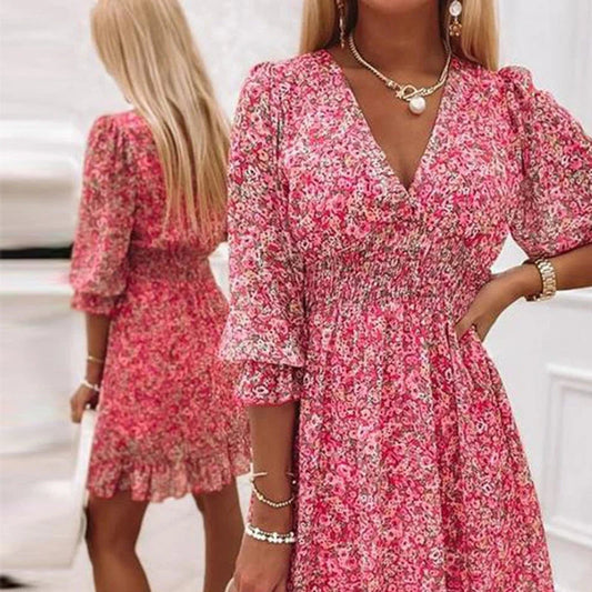 Ja'Net | Vestido Floral Elegante