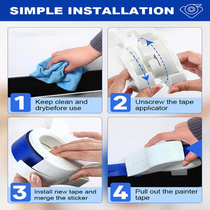 Applicatore di nastro adesivo per pittori: linee di vernice pulite senza problemi!