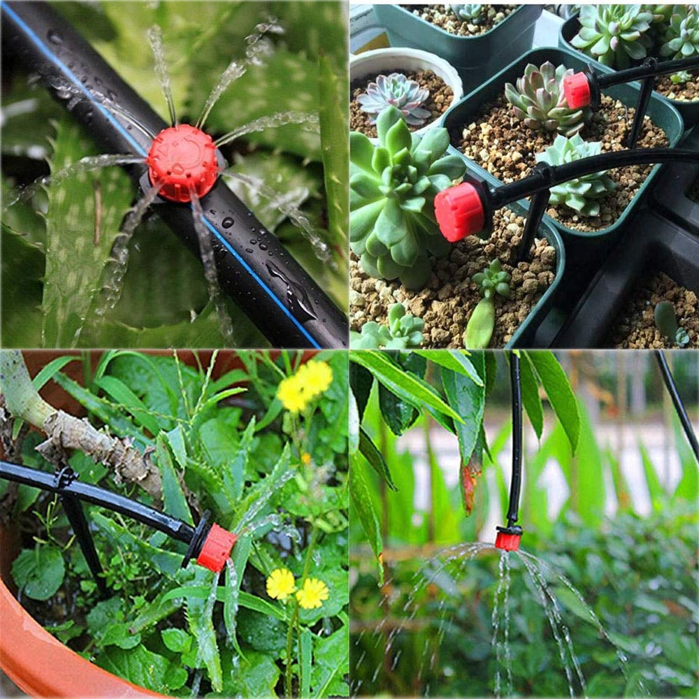 Goteadores de riego ajustables para cuidado preciso de plantas (50+50 GRATIS)