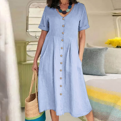 Alice | Vestido Abotonado Sin Esfuerzo