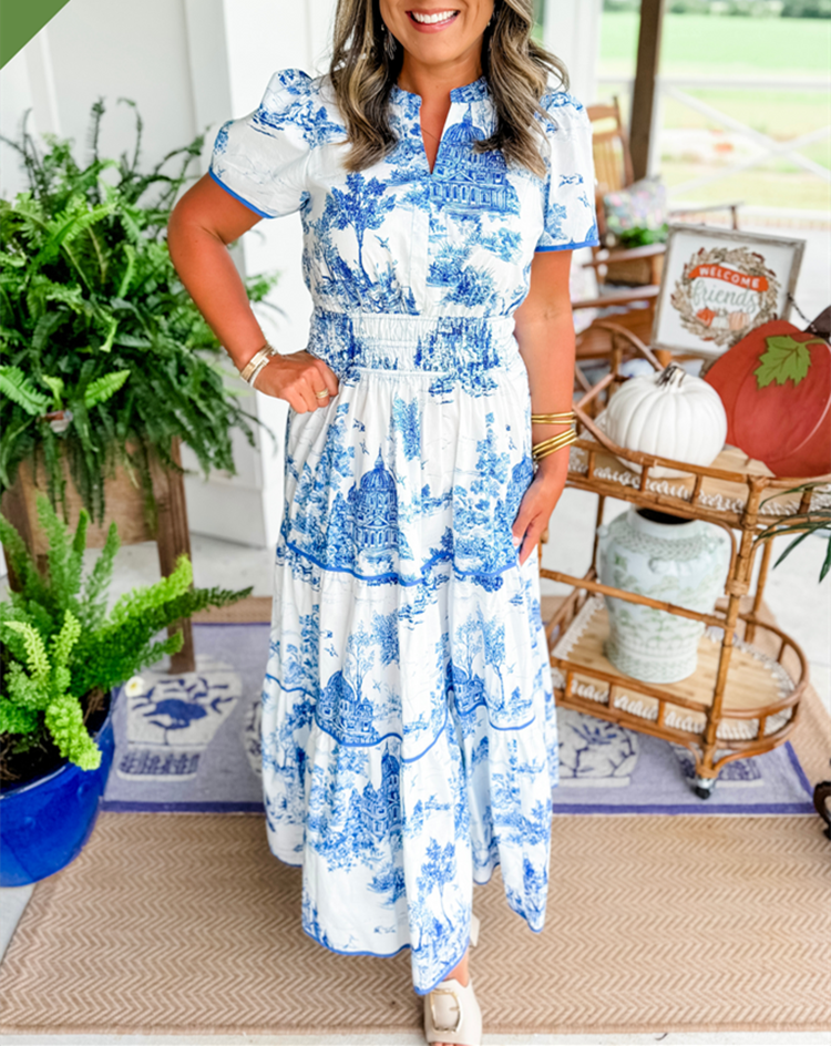 Eliza | Maxi clásico de toile