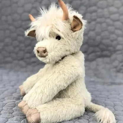 Cojín de abrazo de peluche Juguete de vaca de las tierras altas