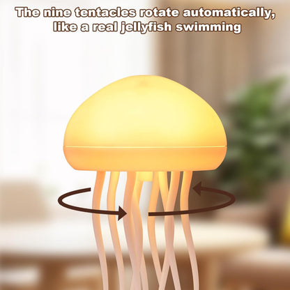 Lámpara LED de ambiente | Luz de medusa realista para dormitorio