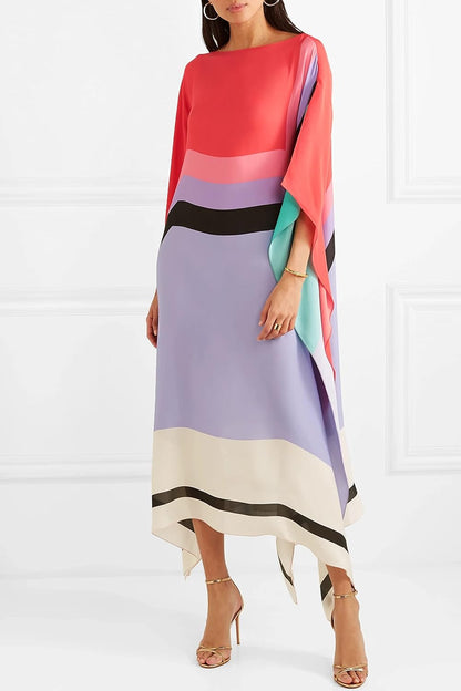 Rilinda | Kaftán elegante con estampado geométrico