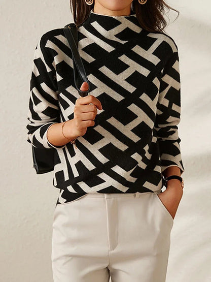 Aira | Blusa de Cuello Alto Ajustada
