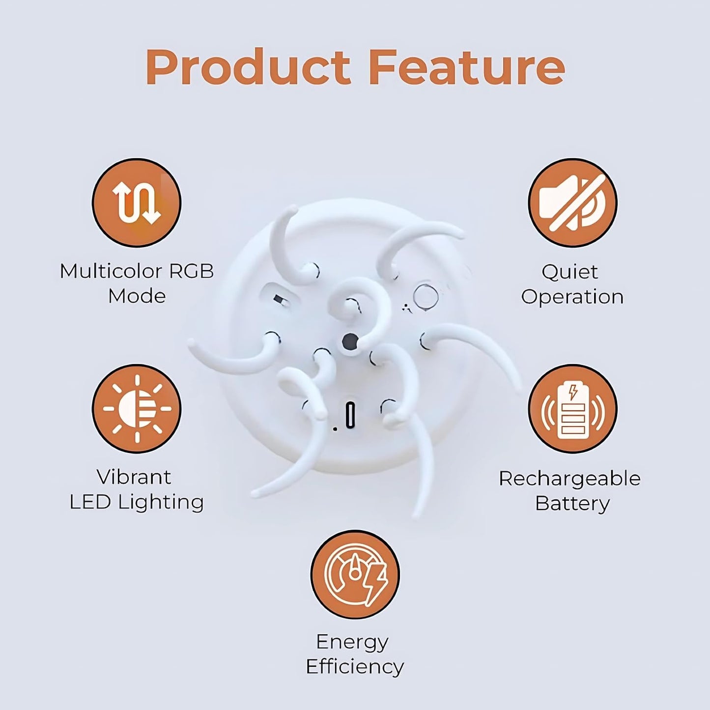 Lámpara LED de ambiente | Luz de medusa realista para dormitorio