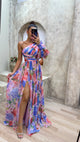Blue and pink