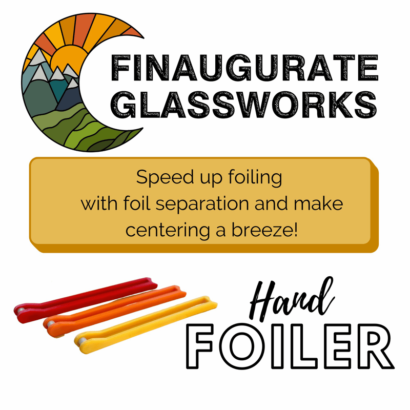 FoilEase - Aplicador manual de papel de aluminio para pintura en vidrio 1+1 GRATIS