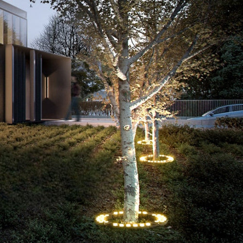 Anillo de iluminación exterior para iluminación de árboles
