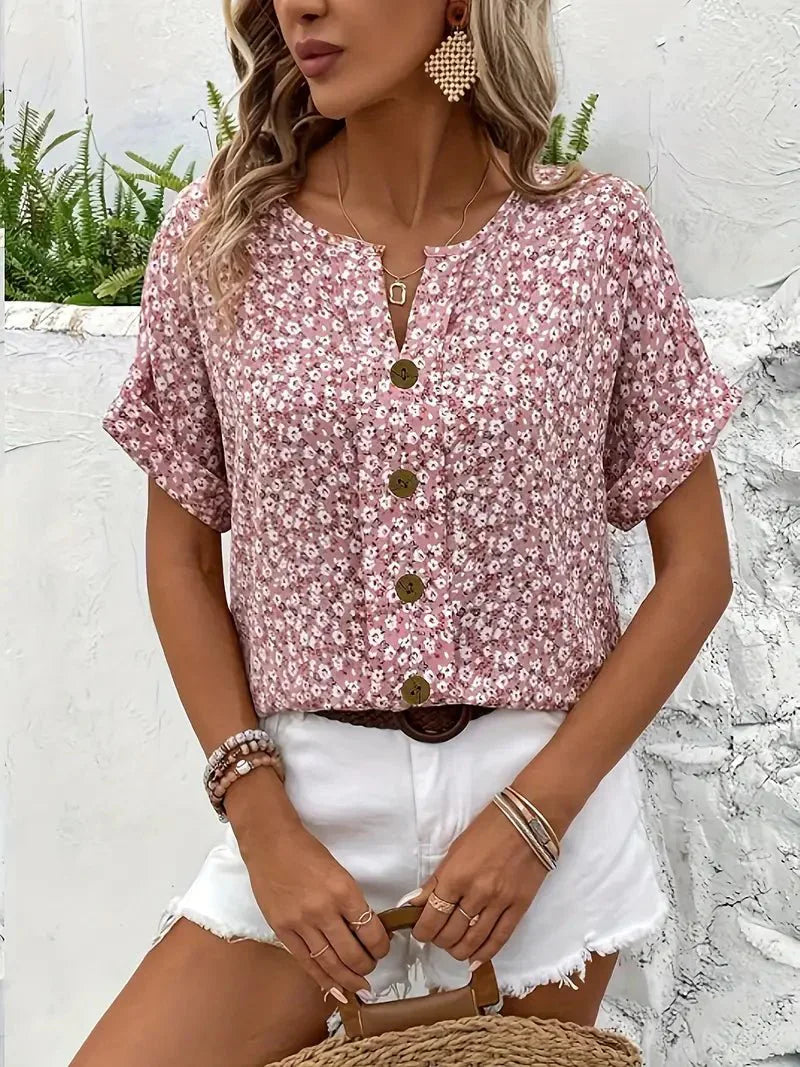 Wolena | Camicetta con tacca Wildflower