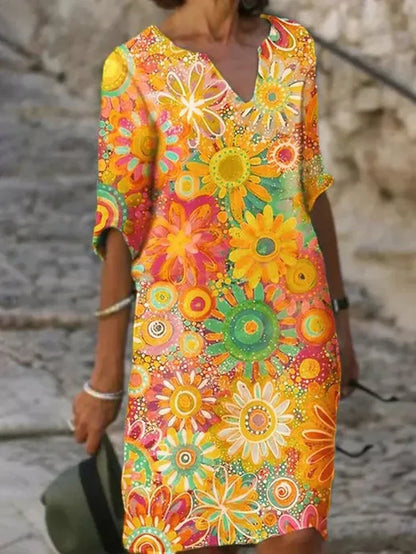 Betty | Vestido Floral Colorido