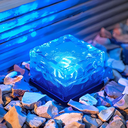Garden Solar Glass Brick Path Lights