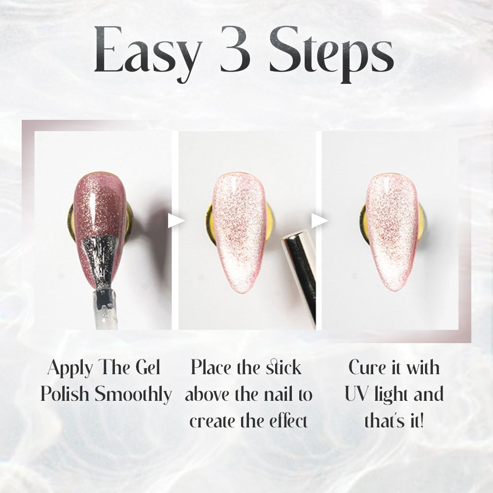 GalaxyGlow Pro™ - Crea efectos de uñas 3D impresionantes que cambian de color con la luz