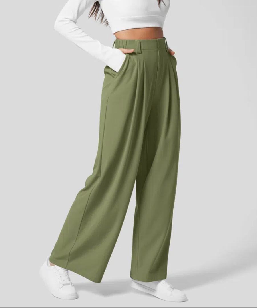 ALDEN™ - Elegantes pantalones de cintura alta