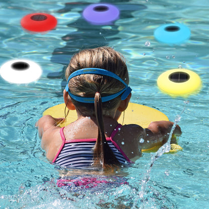 Luces solares flotantes LED para piscina exteriores