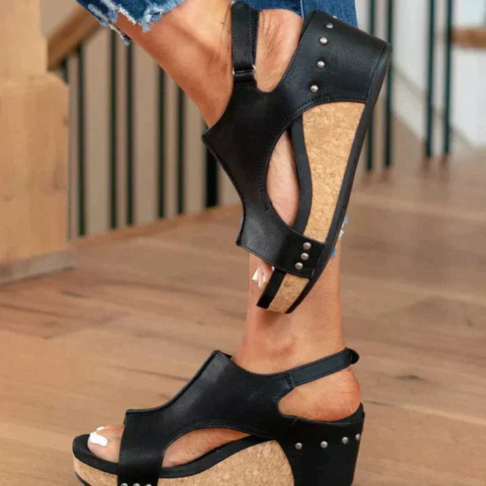 Yula | Sandalias de cuña elegantes