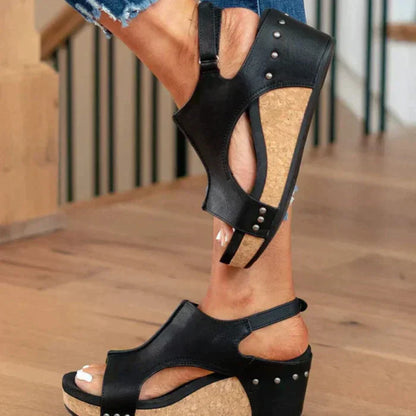 Yula | Sandalias de cuña elegantes