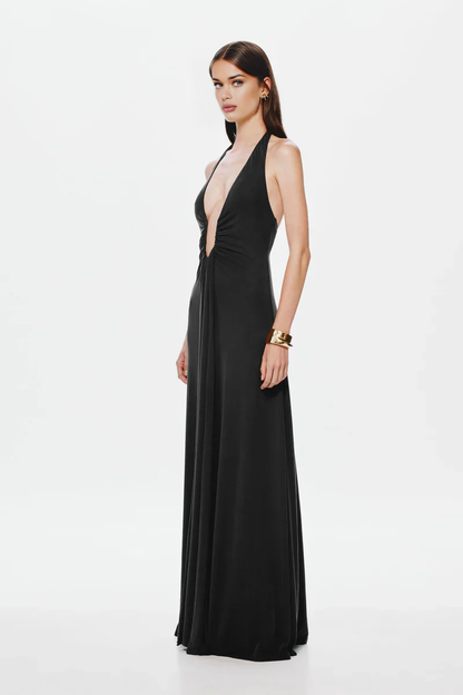 Valeria | Maxi Dress in Cupro