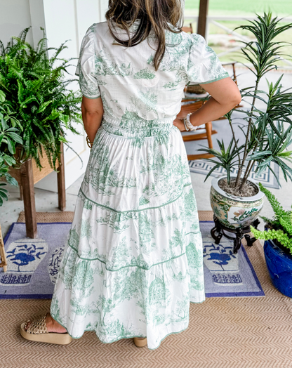 Eliza | Maxi clásico de toile